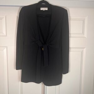 Black Knit St John by Marie Gray Jacket